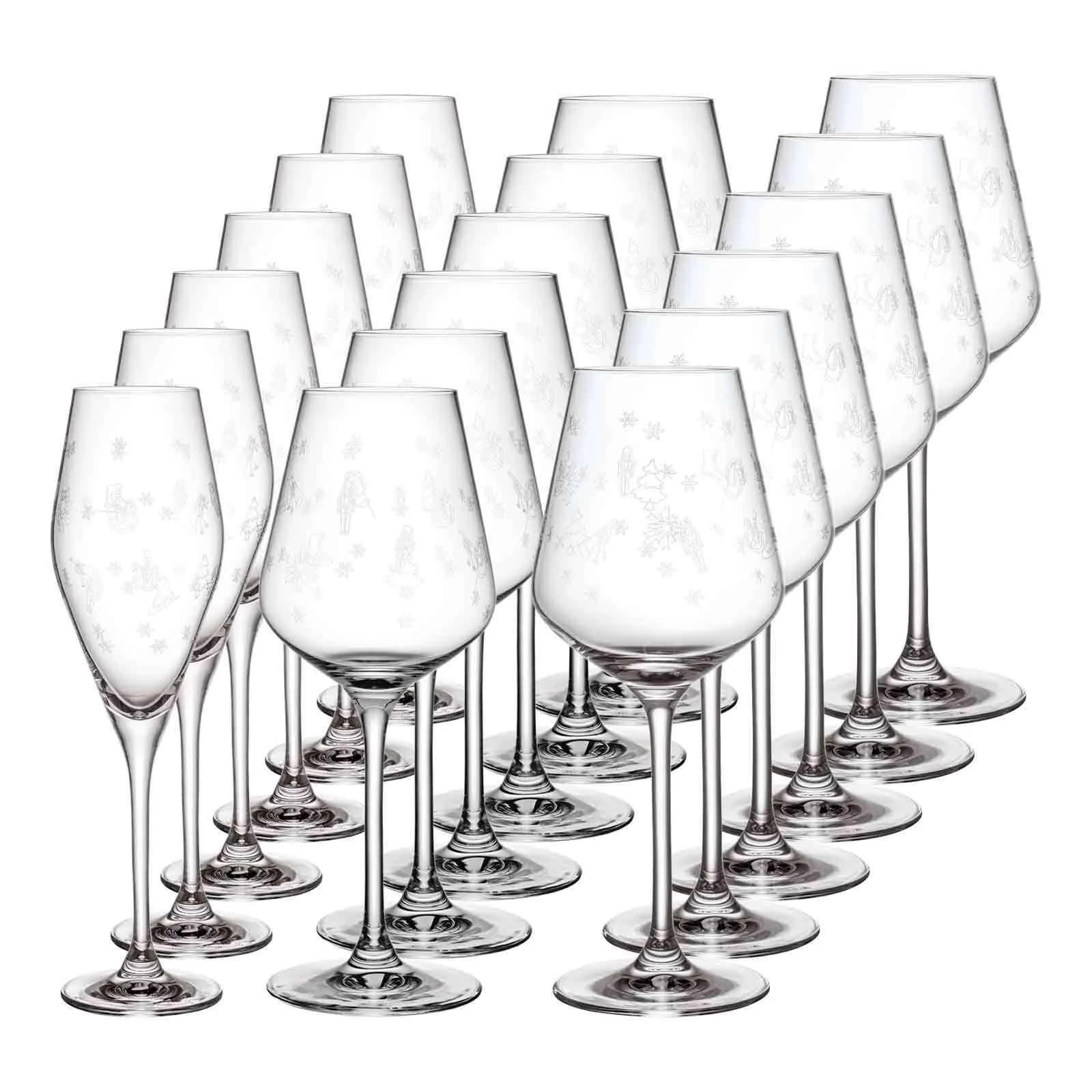 Villeroy & Boch Wein- und Sektgläser-Set Toy's Delight 18-teilig Kristallglas