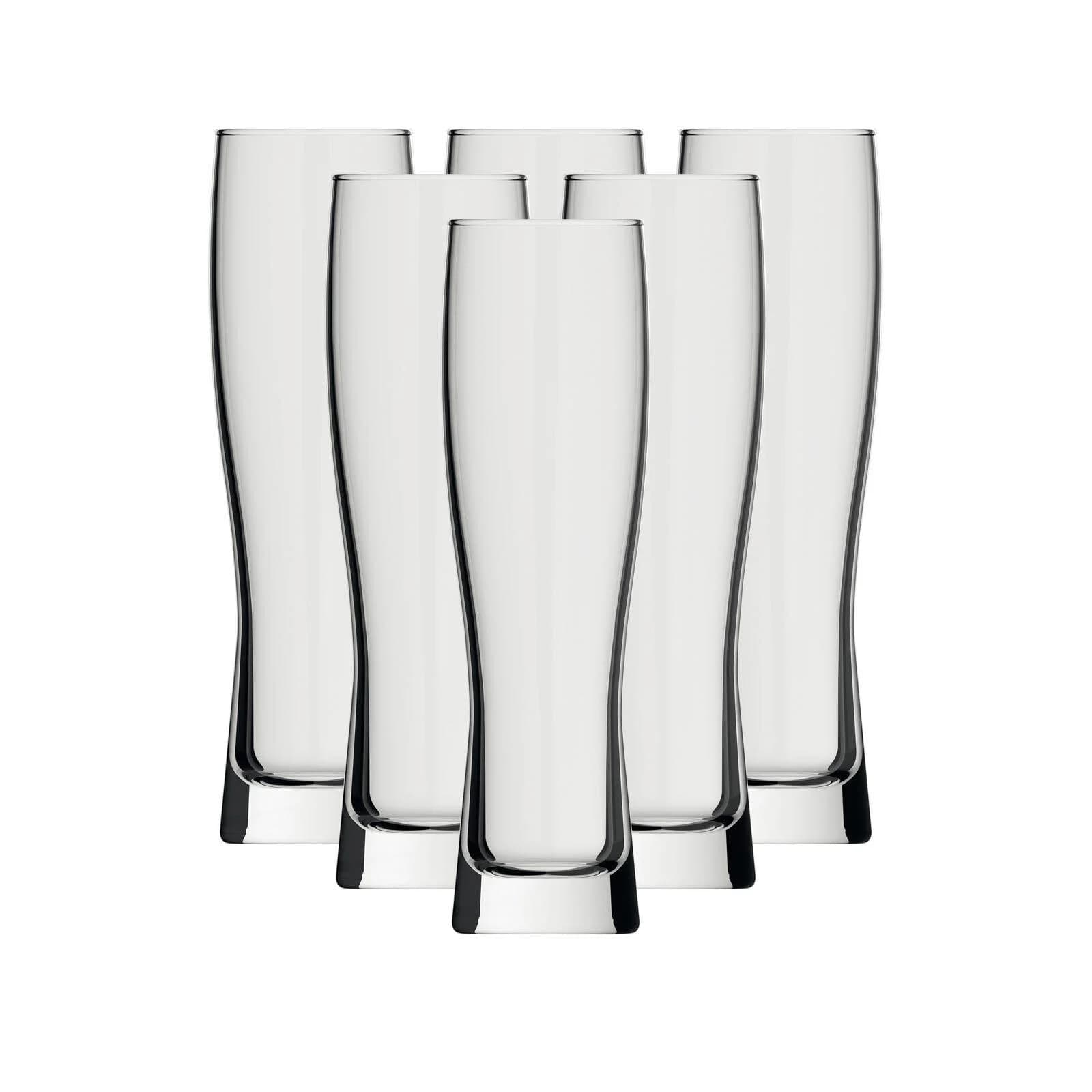 Rastal Monaco Slim Weizenbierglas 0,3 l 6er Set transparent