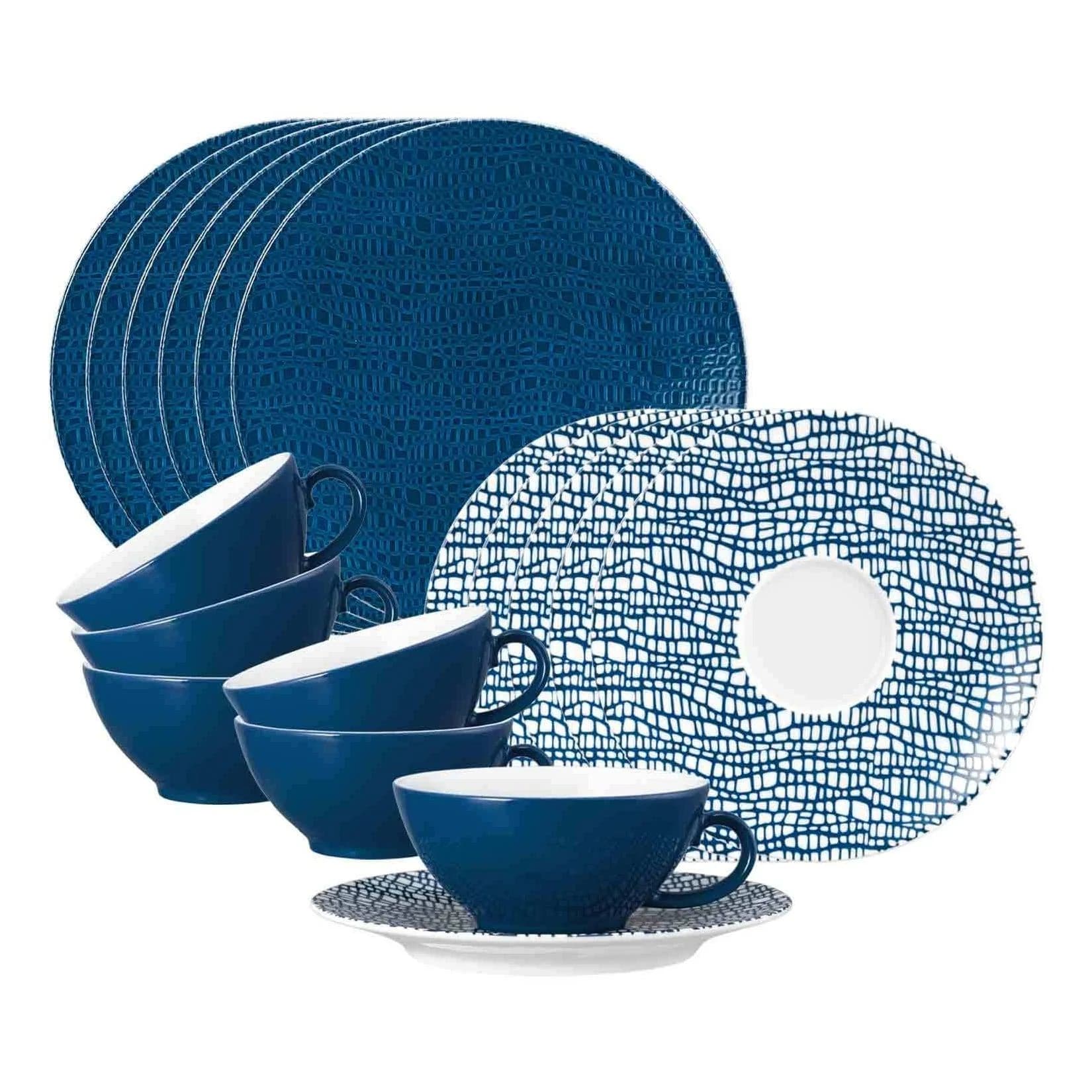 Seltmann Weiden Teeservice Life Fashion 18er Set Bunt Modern