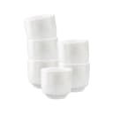 Seltmann Weiden Cappuccinotassen ohne Henkel 6er Set 300 ml Porzellan Weiß Bild 1