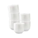 Seltmann Weiden Cappuccinotassen ohne Henkel 6er Set 300 ml Porzellan Weiß Bild 2