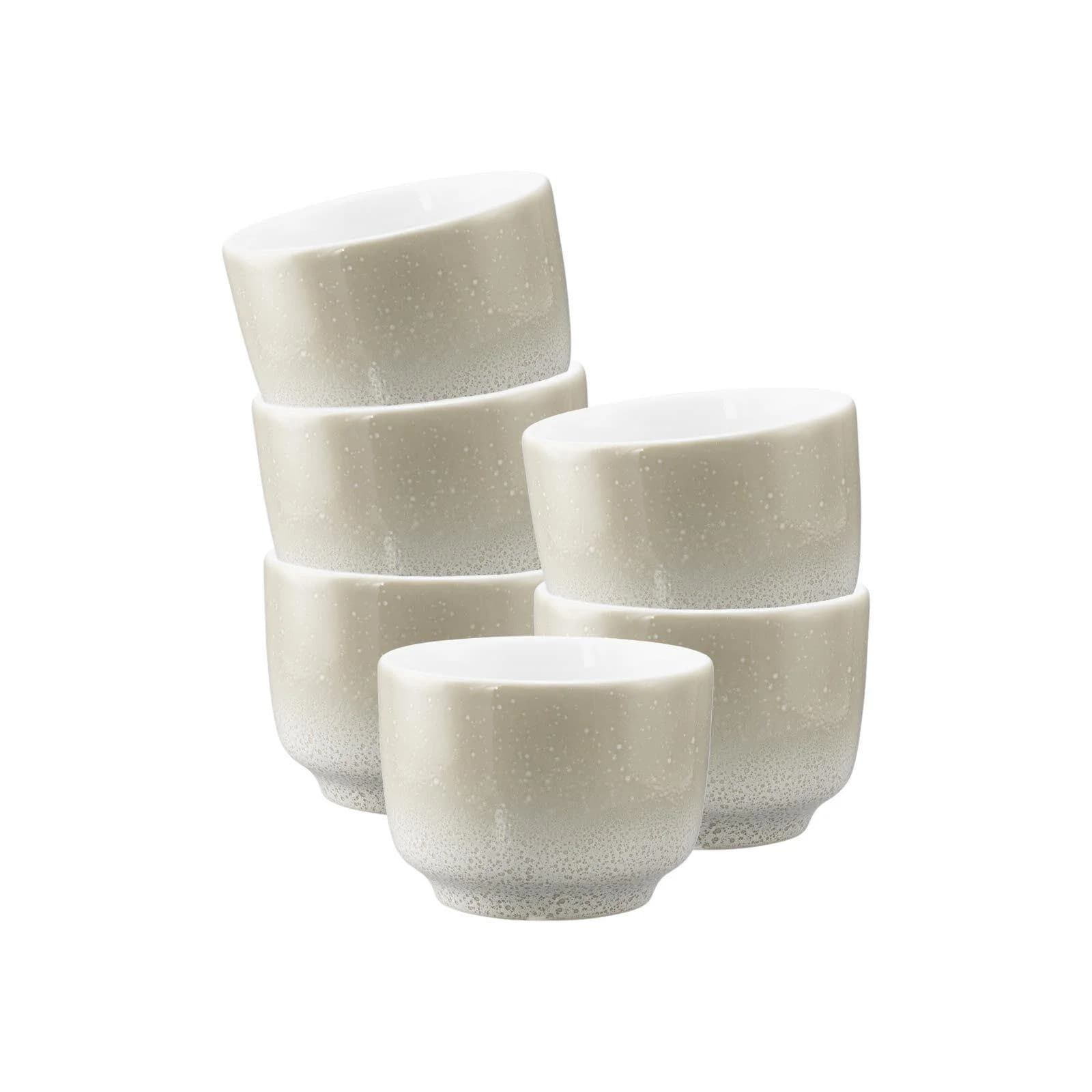 Seltmann Weiden Sento Home Kaffeetasse ohne Henkel 210 ml Beige Porzellan 6er Set - Bild 2