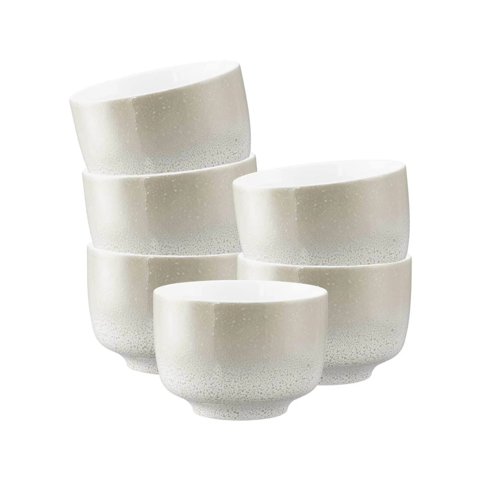 Seltmann Weiden Milchkaffeetassen ohne Henkel 350 ml 6er Set Beige - Bild 2