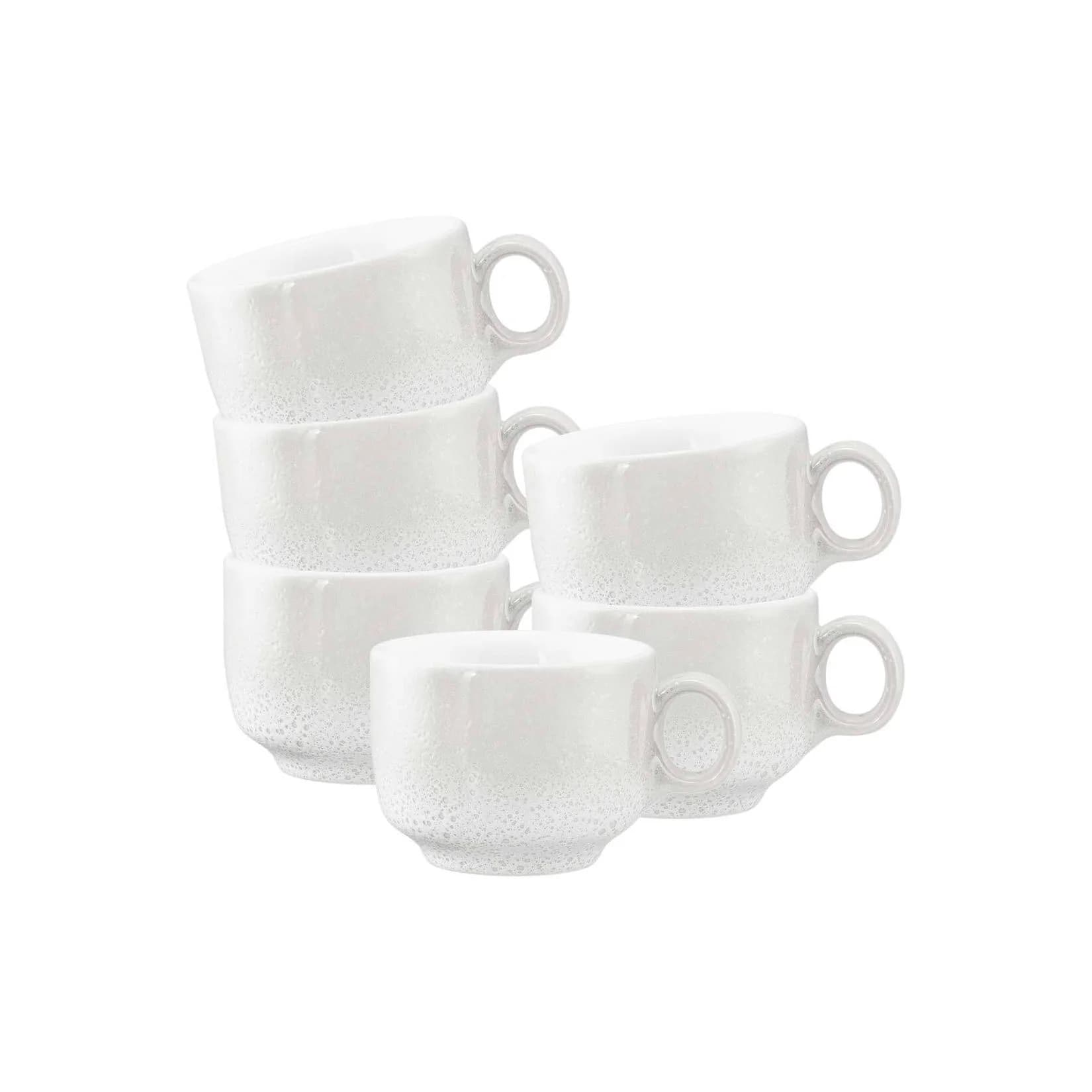 Seltmann Weiden Espressotasse Sento Home 80 ml 6er Set Weiß
