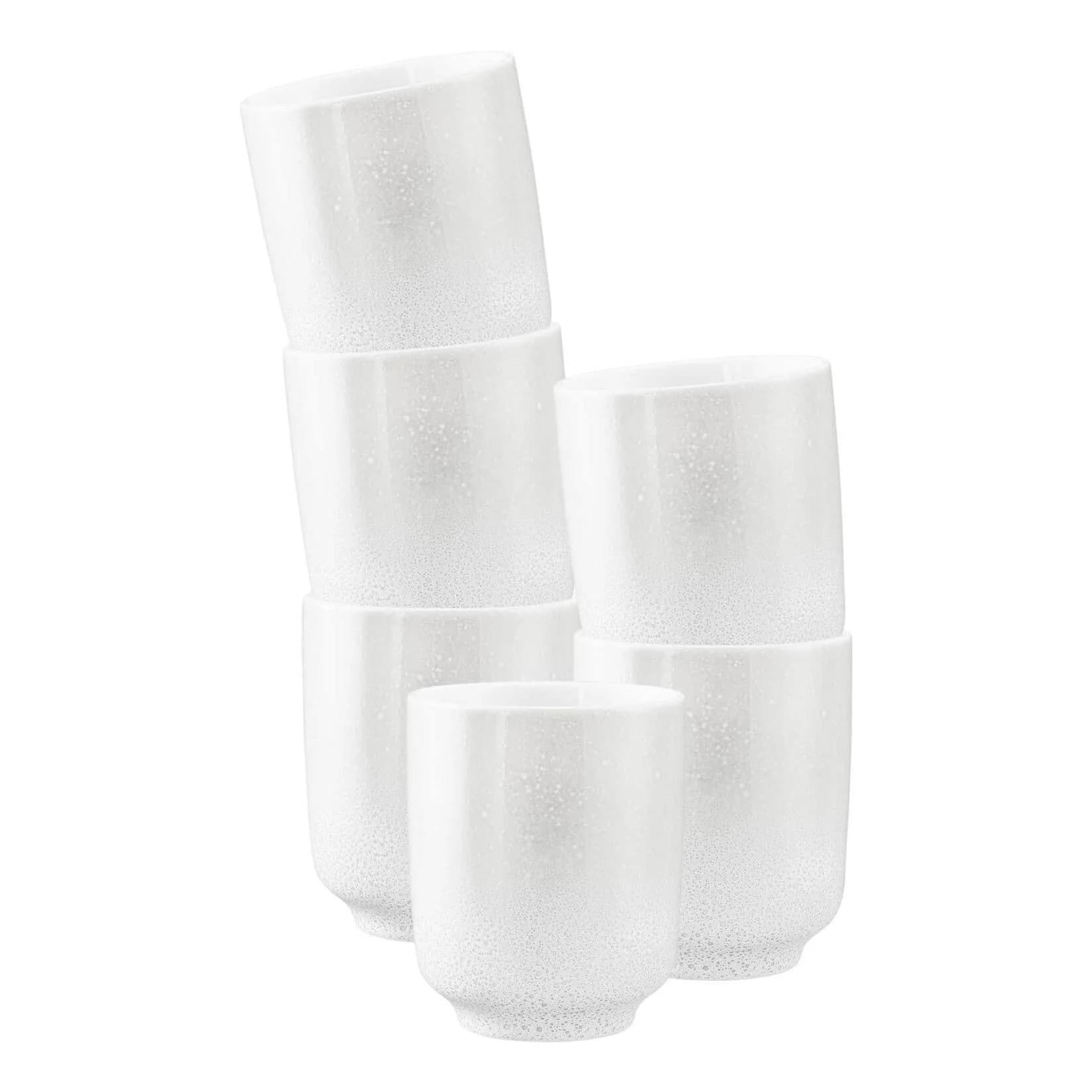 Seltmann Weiden Kaffeebecher ohne Henkel Sento Home 400 ml 6er Set weiß