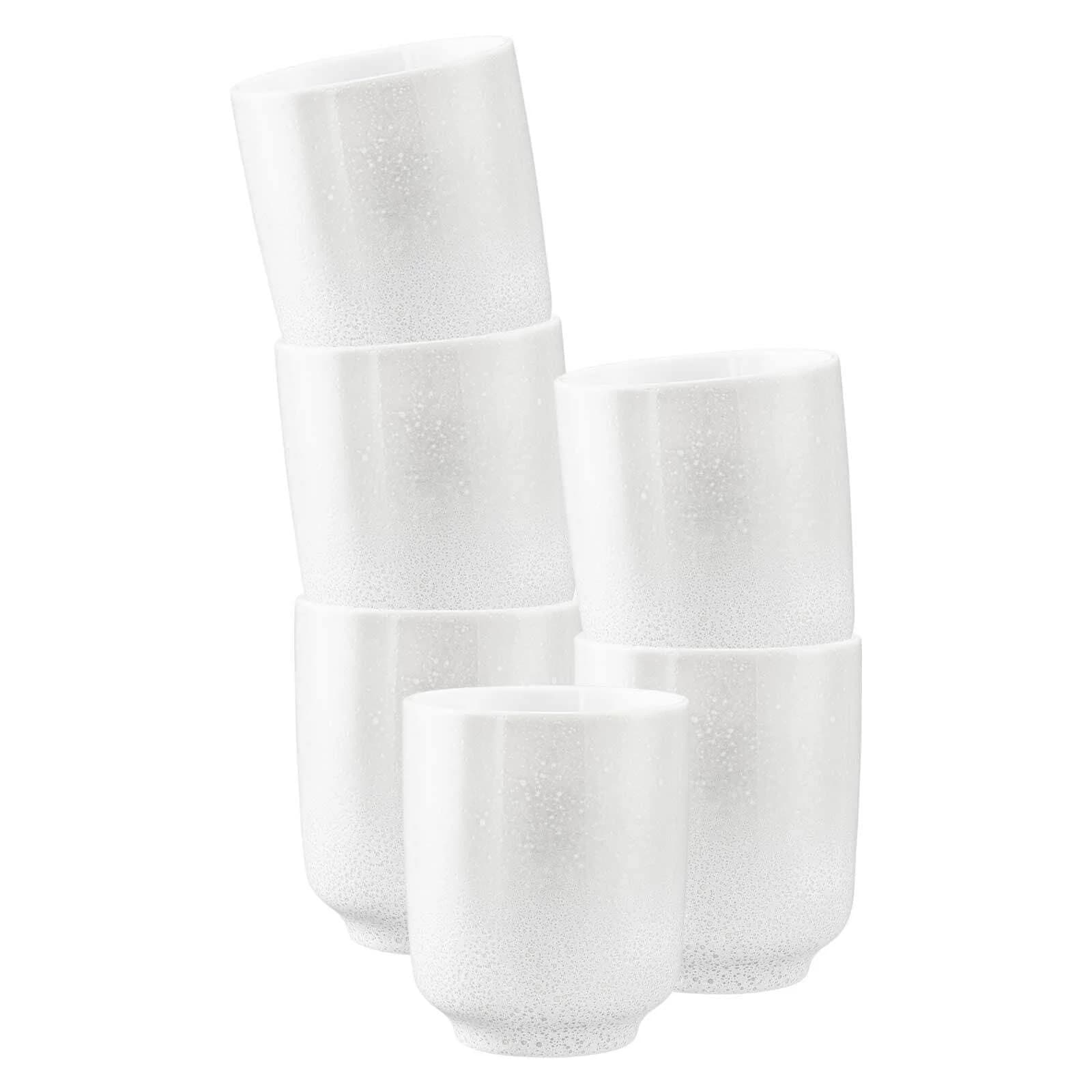 Seltmann Weiden Kaffeebecher ohne Henkel Sento Home 400 ml 6er Set weiß - Bild 2