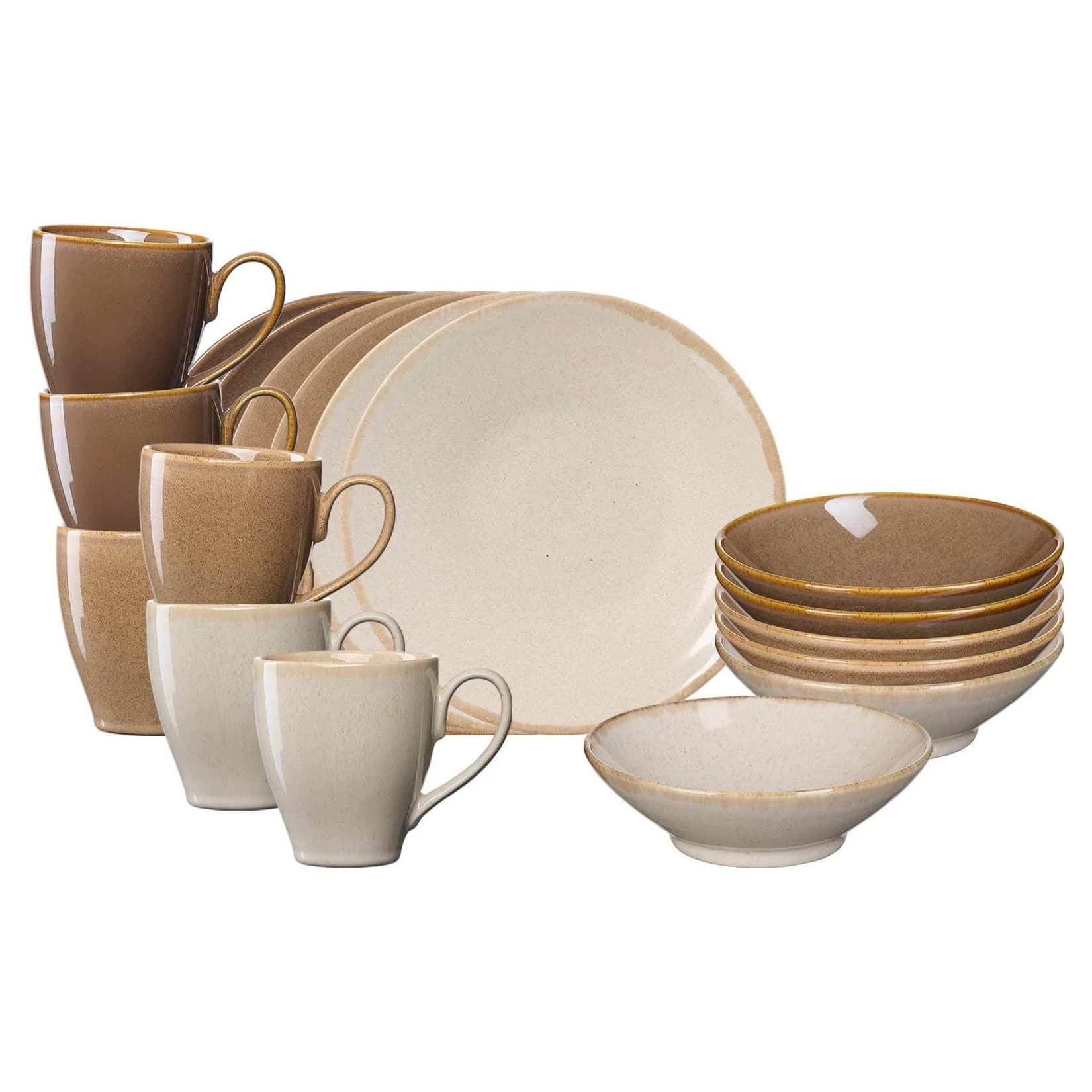 Ritzenhoff & Breker Frühstücks-Set Sahara 18er Set Porzellan Beige