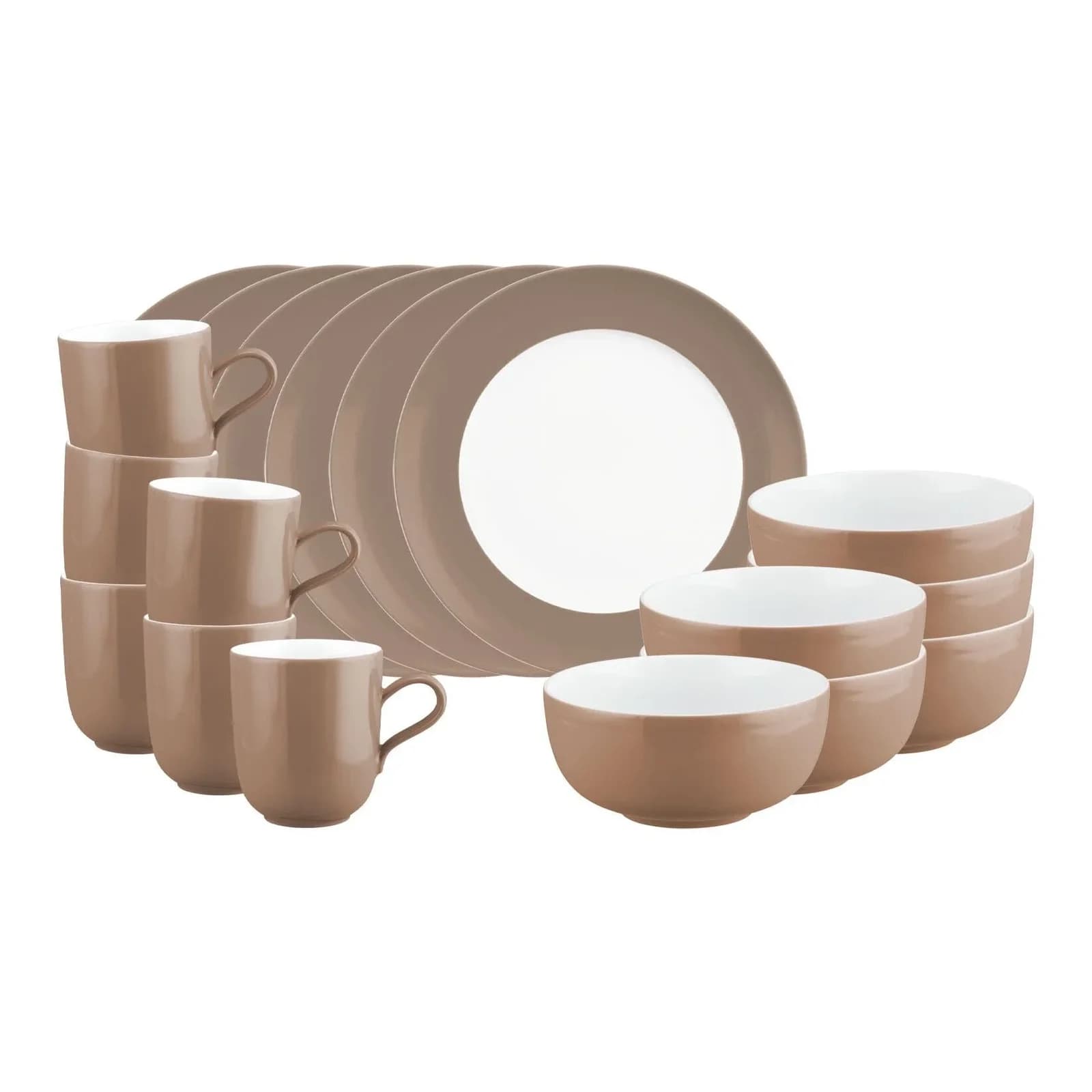 Seltmann Weiden Frühstücks-Set Liberty Pure Colors 18-teilig