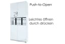 InnoFurn Aktenschrank Elona M2 Büroschrank Weiß Push-to-Open Bild 3