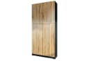 InnoFurn Aktenschrank Elona M1 Braun Push-to-Open Soft-Close Bild 2