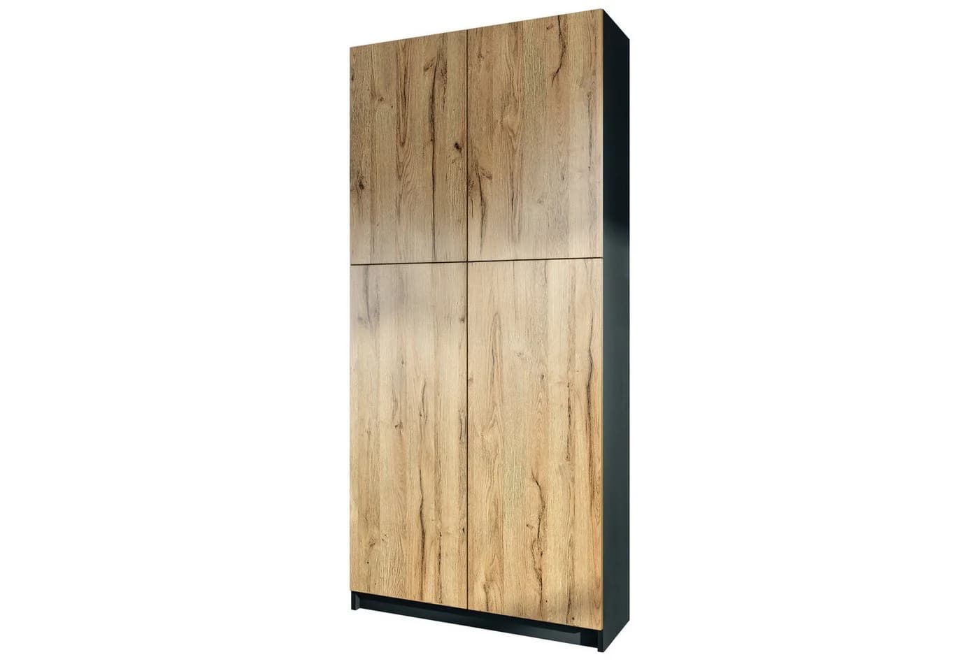 InnoFurn Aktenschrank Elona M1 Braun Push-to-Open Soft-Close - Bild 2