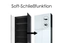 InnoFurn Aktenschrank Elona M1 Braun Push-to-Open Soft-Close Bild 4