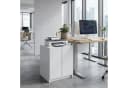 InnoFurn Druckerkommode Elona Weiß Soft-Close Push-to-Open Bild 1