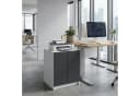 InnoFurn Druckerkommode Elona Schwarz Soft-Close Push-to-Open Bild 1