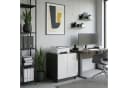 InnoFurn Aktenschrank Elona Weiß Soft-Close & Push-to-Open Bild 1