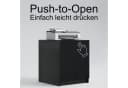 InnoFurn Druckerkommode Elona Schwarz Soft-Close & Push-to-Open Bild 3