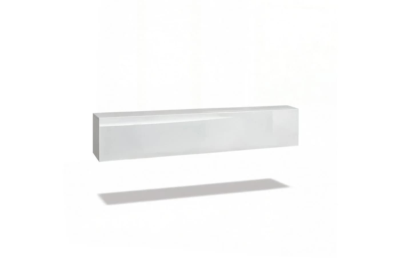 InnoFurn Lowboard Lia hängendes TV-Board Weiß matt/Weiß Hochglanz - Bild 2