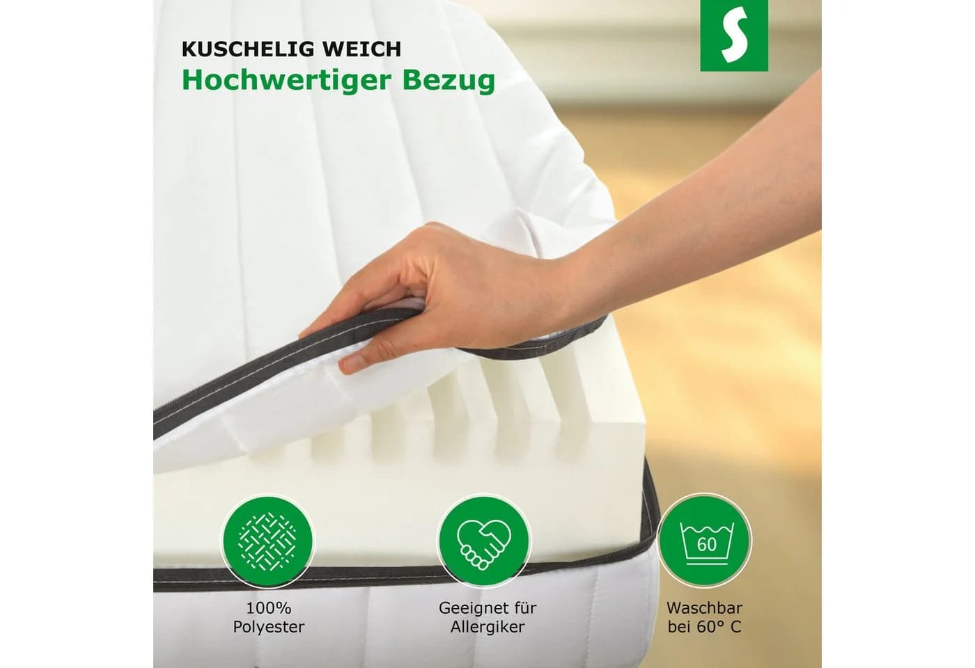 Schlaftroll Kaltschaummatratze 7-Zonen Wendematratze 18 cm - Bild 5