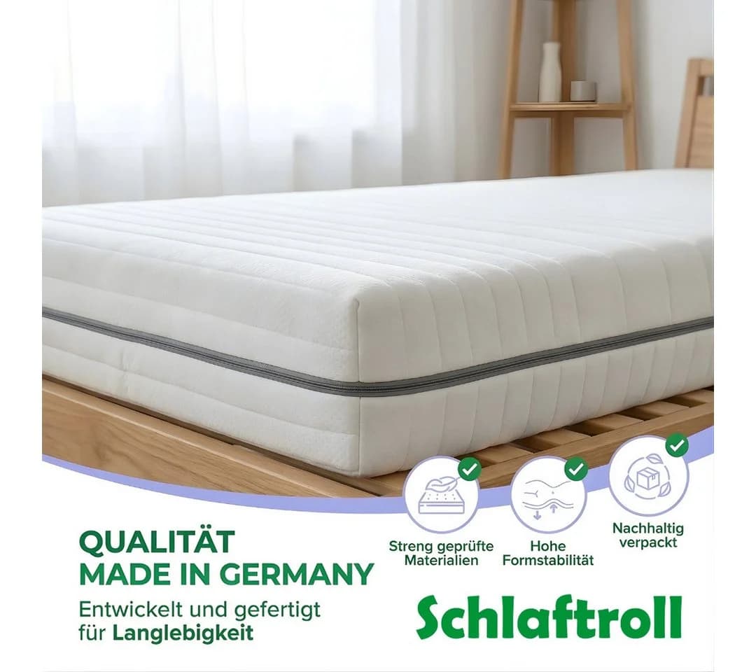 Schlaftroll Kaltschaummatratze 25 cm 7 Zonen H2/H3 Balance - Bild 2
