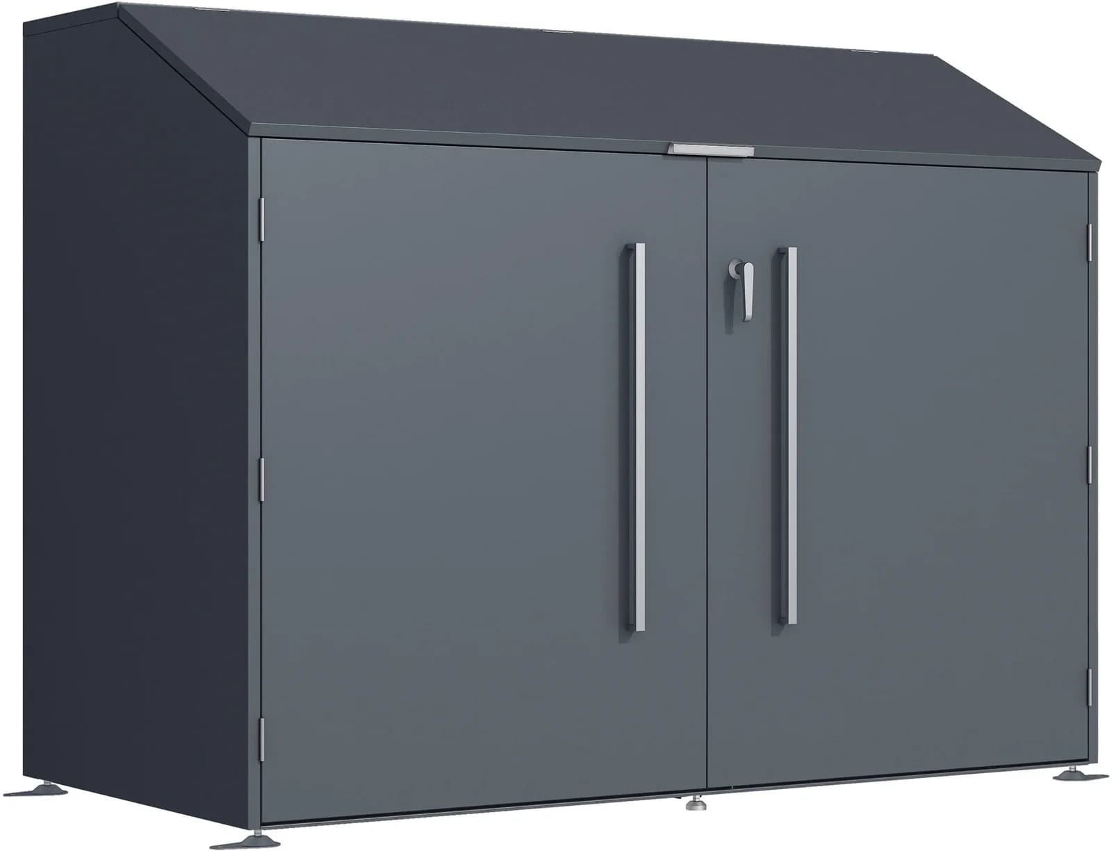 Westmann Fahrradgarage Linea Anthrazit Stahl