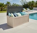 Westmann Kunststoff Gartenbox Alba 380 L Creme Aufbewahrung Bild 2
