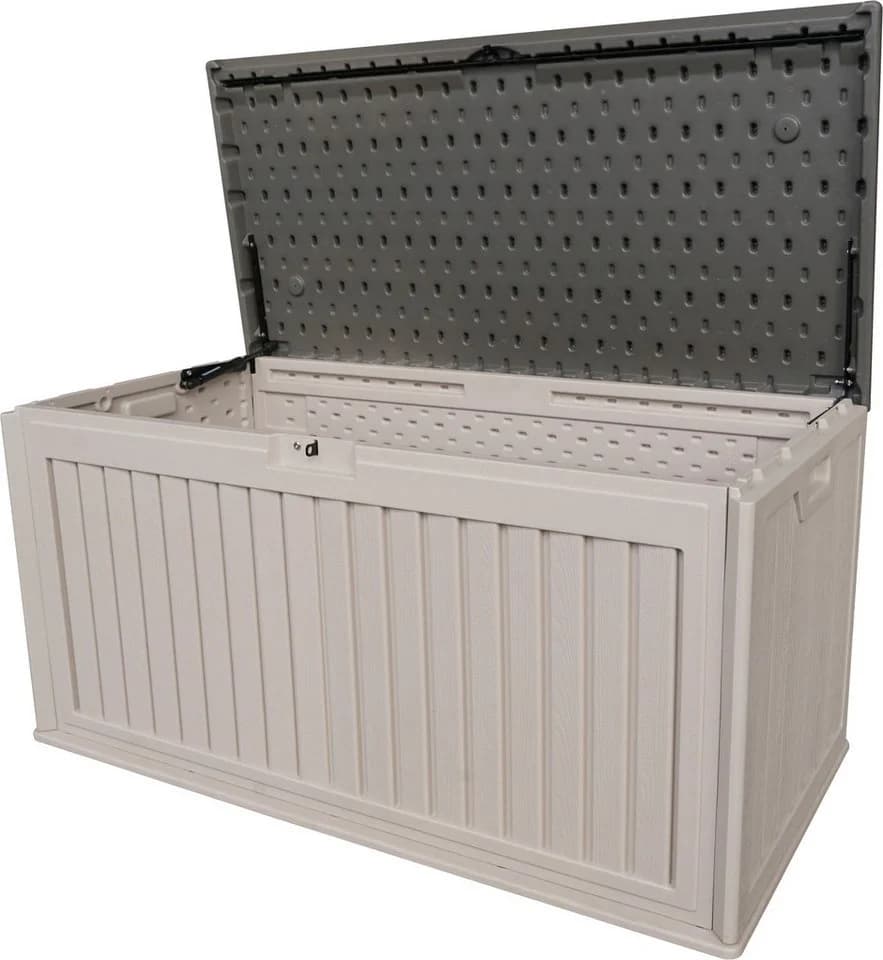 Westmann Kunststoff Gartenbox Alba 380 L Creme Aufbewahrung - Bild 4