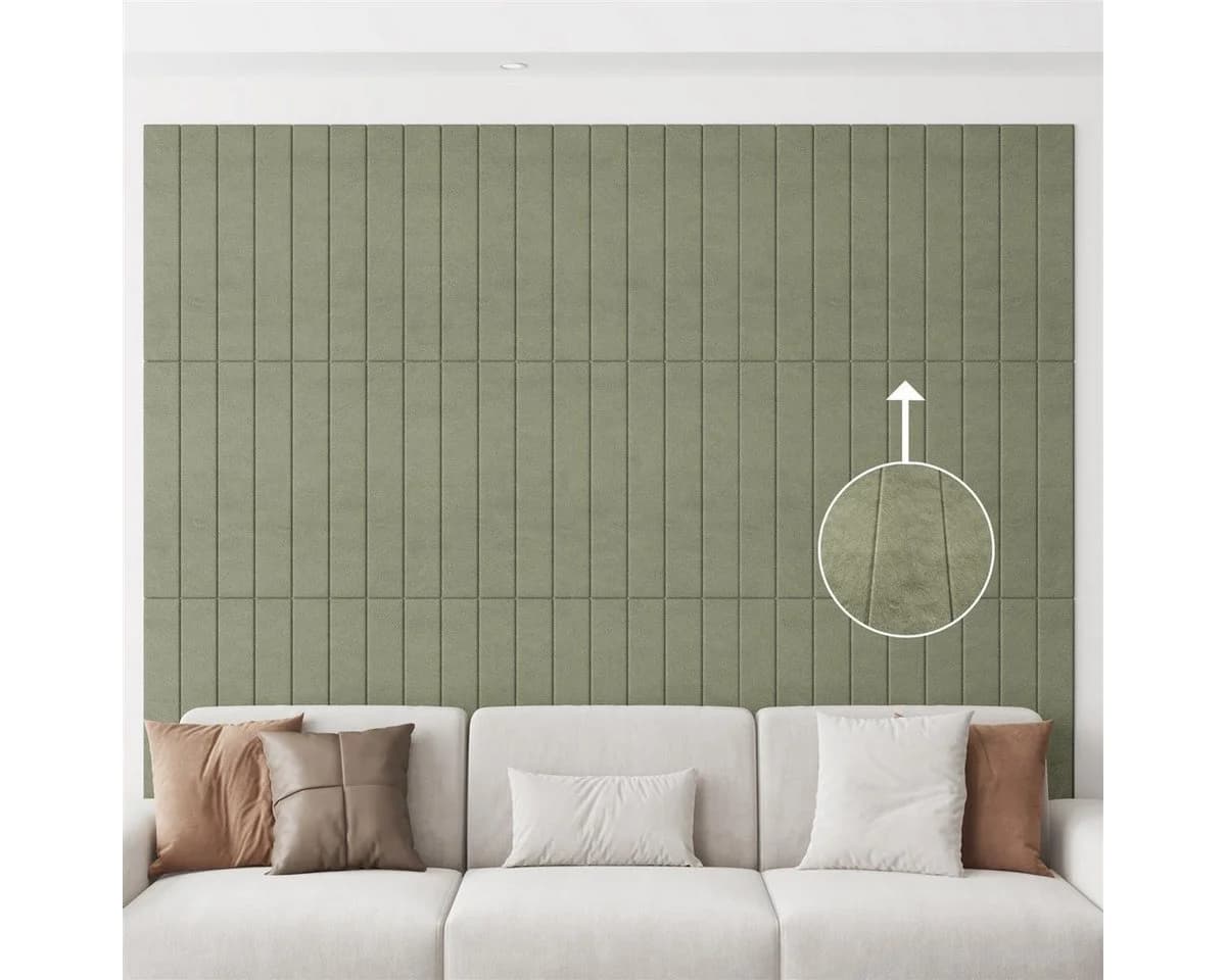 HOOZ 3D Wandpaneel Selbstklebend Samt 69x277cm