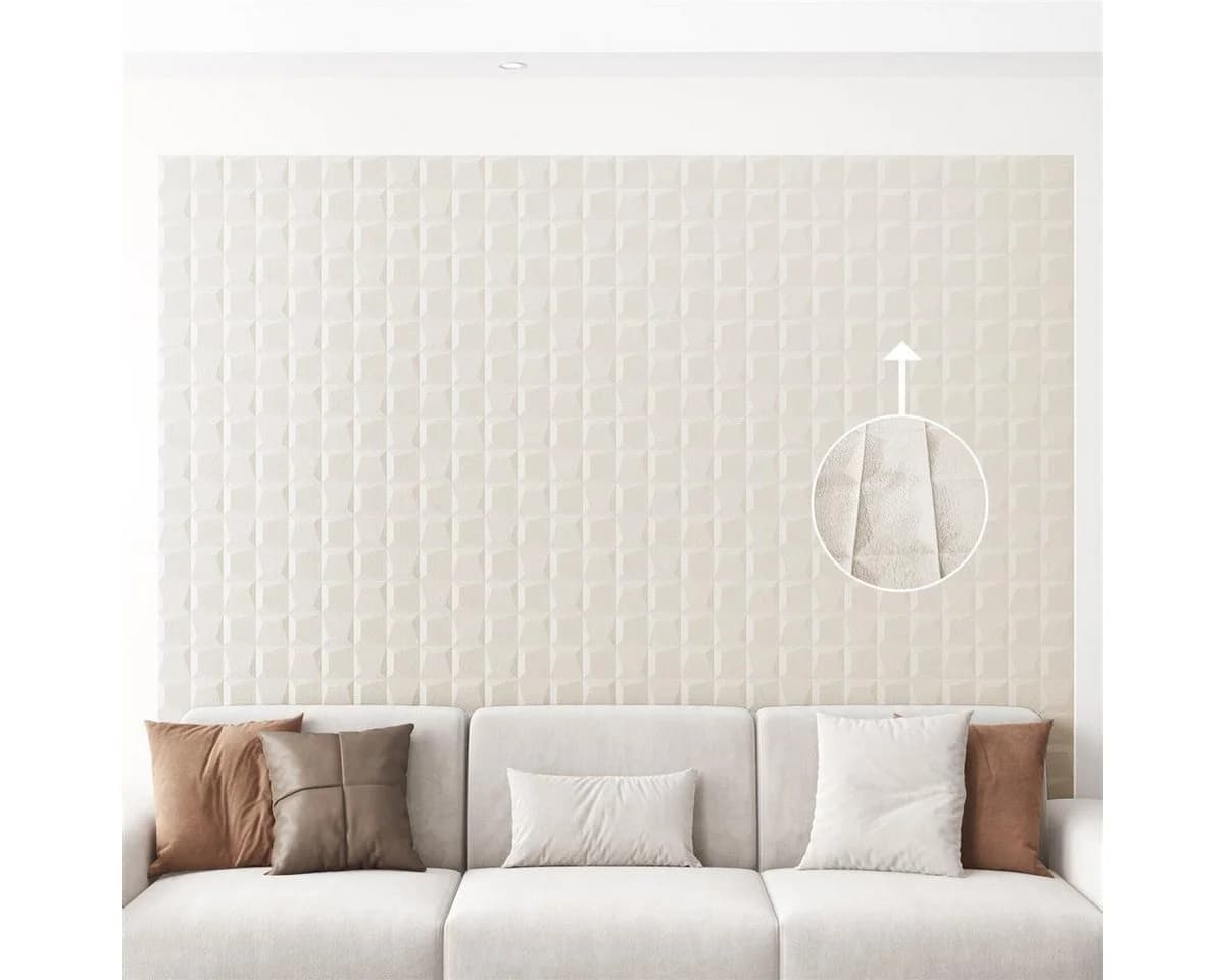 HOOZ 3D Wandpaneel Selbstklebend Samt 69x277cm - Bild 3