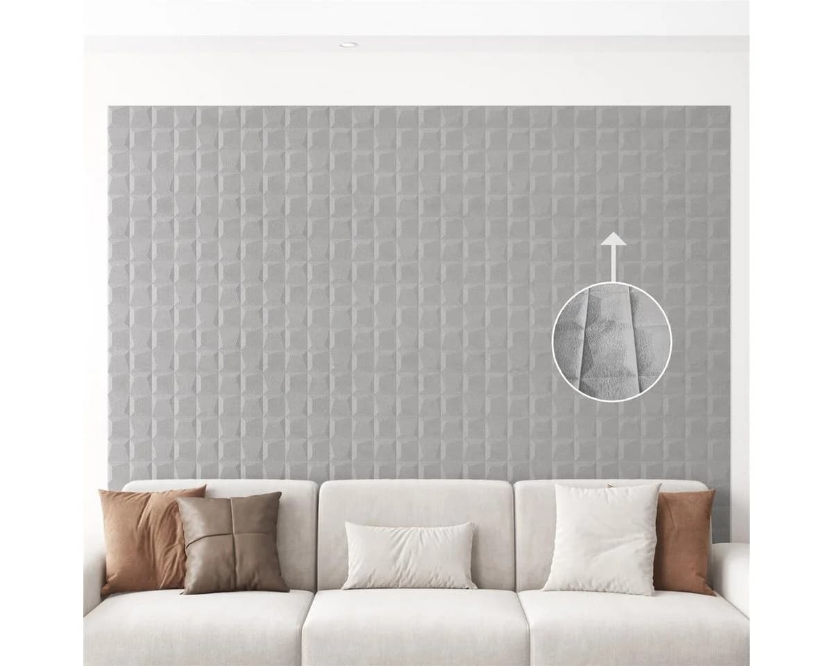HOOZ 3D Wandpaneel Selbstklebend Samt 69x277cm - Bild 5