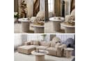 HOOZ Couchtisch 2er Set rund MDF Sand Bild 1