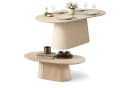 HOOZ Wohnzimmertisch & Esstisch Set oval Keramikplatte Sand Bild 2