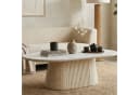HOOZ Wohnzimmertisch oval modern mit Keramikplatte Bild 1