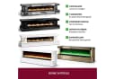 HOOZ TV-Lowboard Schwarz mit 3D-Flammenoptik & Glasfront Bild 5
