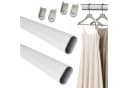 HOOZ Kleiderstange Oval Aluminium Silber 50 cm Bild 2