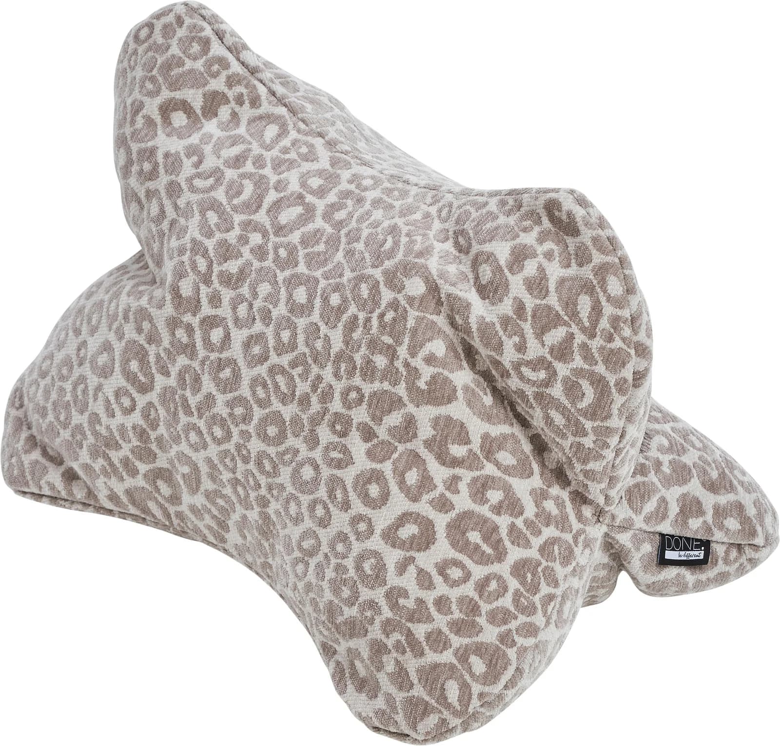 DONE. Dekokissen LEO Silber Felloptik Polyester