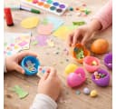 Hey!Easter® Osterei 12x Ostereier zum Befüllen - Bunte 6 cm Plastikeier Kunststoffeier (12er Set, 12 St., 12 Stück), bunt Bild 4