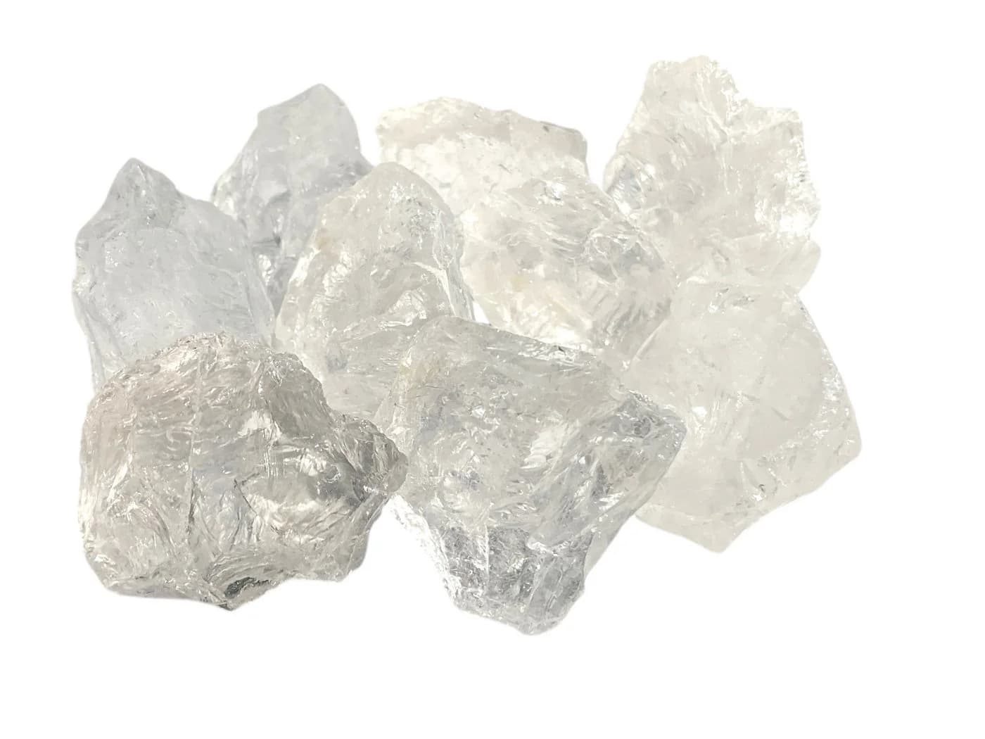 Steinfixx® Bergkristall Rohsteine Glasklar 300g 10 Stk - Bild 2