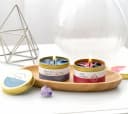 Steinfixx® Duftkerzen-Set 7 Chakra mit Edelsteinen und Armband Bild 4