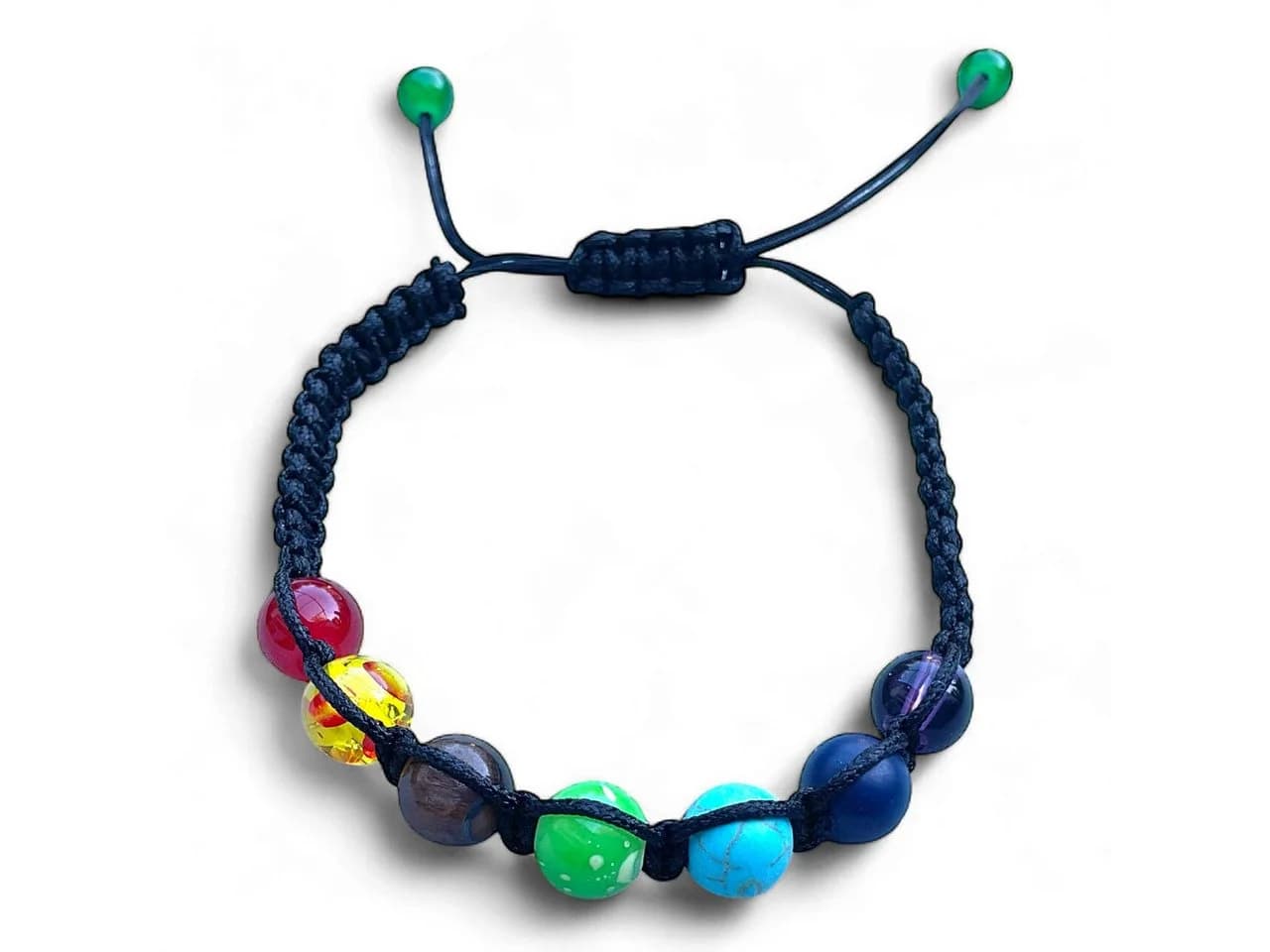 Steinfixx® Duftkerzen-Set 7 Chakra mit Edelsteinen und Armband - Bild 5