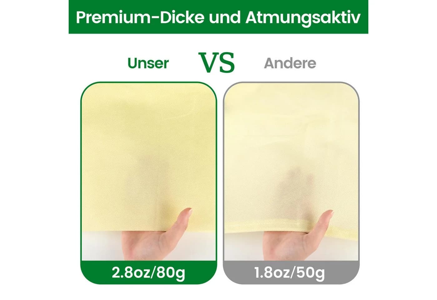 Bundviel Wintervlies 2er-Set XXL Pflanzen-Frostschutz Vlies - Bild 4