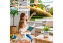 Bundviel Sonnenschutz-Fensterfolie UV-Schutz Blickdicht Silber Bild 1