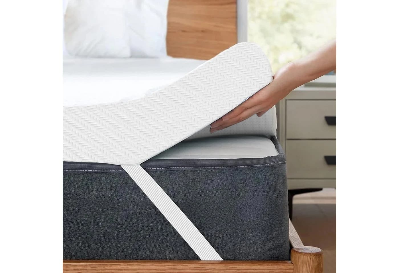 Bundviel Matratzentopper Gel Memory Schaum 5cm H2&H3 - Bild 2