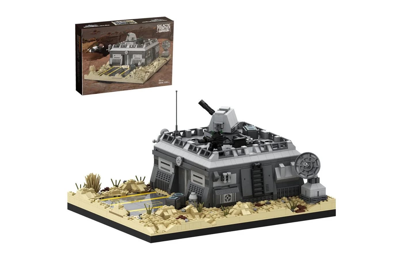 Bundviel Galaktische Front-Kaserne Spielbausteine Set 2386 St - Bild 2