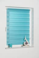 Doppelrollo Klemmfix 25x150cm eisblau Polyester K-Home Bild 1
