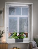 K-HOME Springrollo Grau Halbtransparent Klemmfix Bild 2