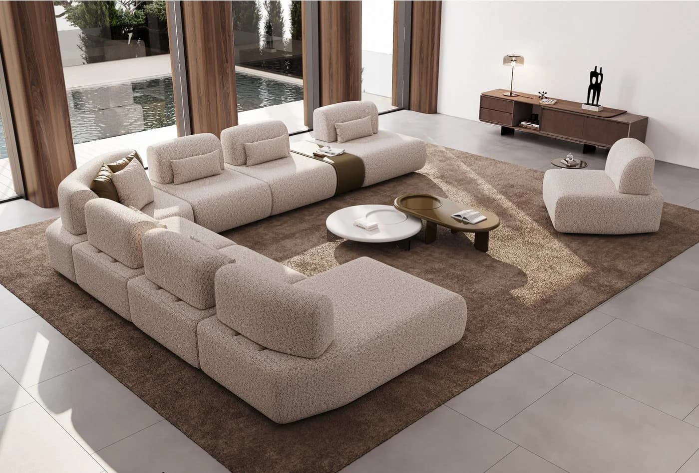 JulietHome Ecksofa New Tudor mit verstellbaren Rückenlehnen