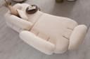 JulietHome Polstergarnitur Paris Beige 3+3+1 Set mit drehbarem Sessel Bild 5