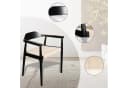LIM HOME Esszimmerstuhl SW010 Schwarz FSC® Eichenholz Papierseil Bild 5