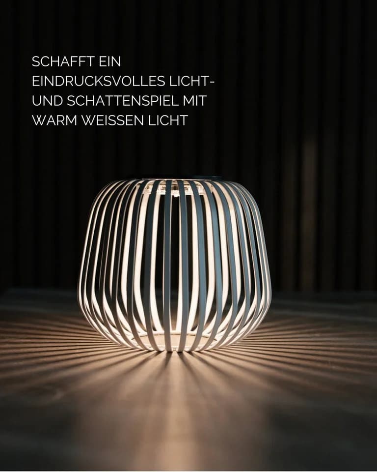 LUUK Studio SOLIS LED Solarleuchte Grau Dimmbar Solarbetrieb - Bild 3