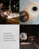 LUUK Studio SOLIS LED Solarleuchte Grau Dimmbar Solarbetrieb Bild 5